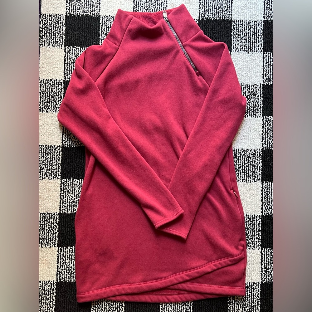 Athleta Kozy karma size Small clover berry color tunic/dress